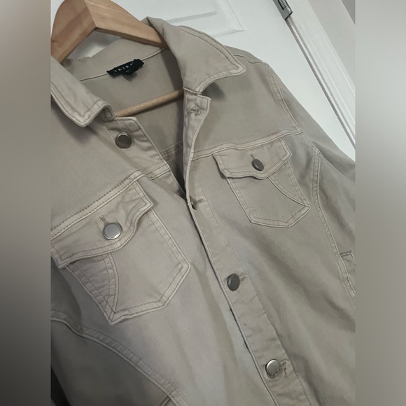 ❤️‍🔥 TRIBAL Stretch Denim Jean Jacket - Picture 5 of 6